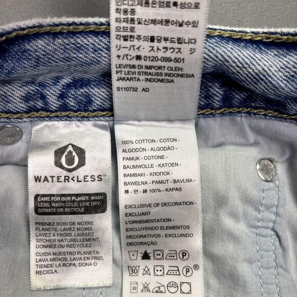 Levi's Women's Low Pro Relaxed Straight Leg Mid-Rise Jeans Size 31 (Fits 34") - Picture 13 of 16